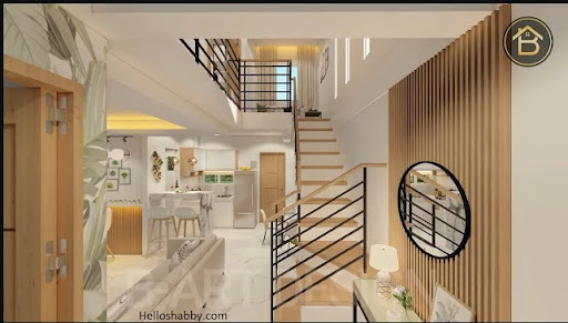 Interior Lantai Satu dari Rumah Garapan Tim Hello Shabby