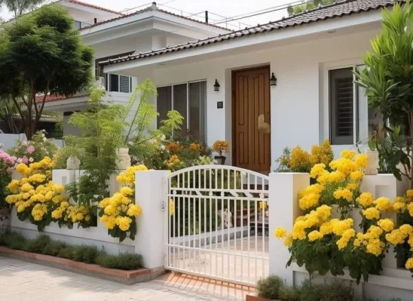 ide tanaman dinding depan rumah 5