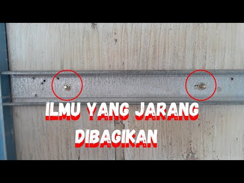 Sampul video: Orang Tidak Pernah Bicara Tentang Ini! || Cara Memasang Dinabolt Baja Ringan Pada Dinding