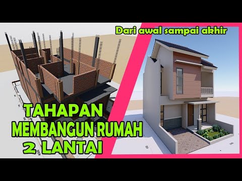 Sampul video: Tahapan membangun rumah 2 lantai