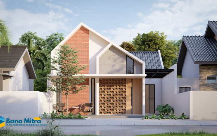 AS House — rumah tinggal tipe 45 di Jalan Wira, Medan