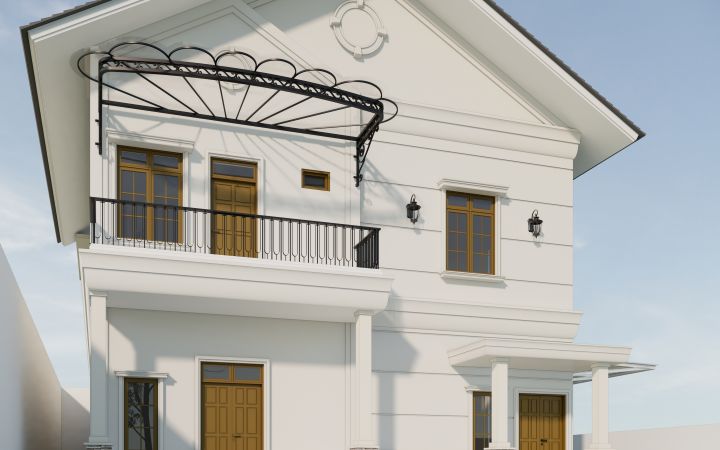 BV House — rumah klasik modern di Jalan Krakatau, Medan