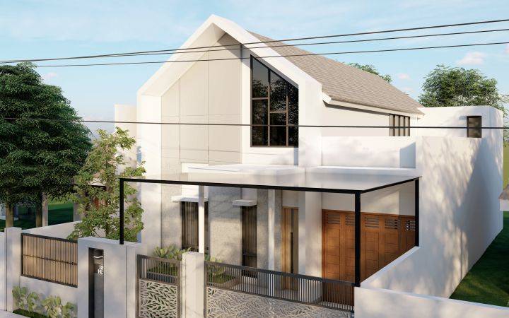 HF House — rumah bergaya Skandinavia di Jalan Cempaka, Medan
