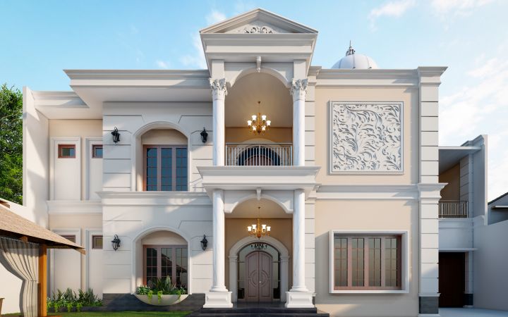 RH House — renovasi rumah klasik dua lantai di Jalan Karya Kasih, Medan
