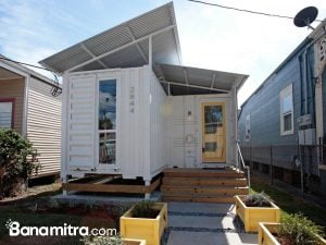 konsep rumah tropis container house