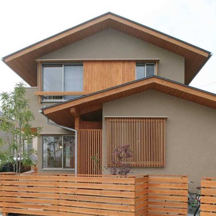 desain rumah kayu japandi