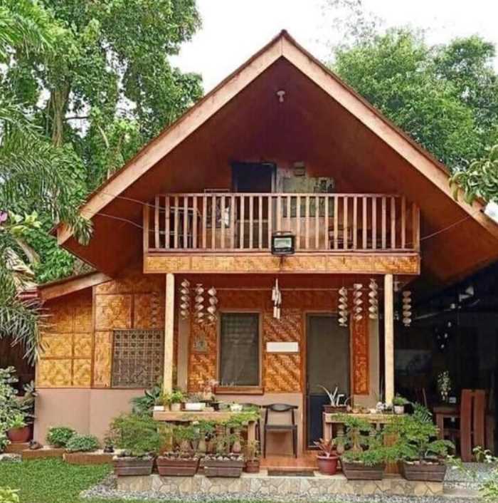 desain rumah kayu minimalis sederhana